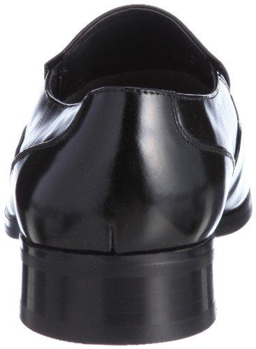Sarabande Slip-On Cow Leather Dress Shoes/7762 Men's Black, Size 41 (25.5cm)