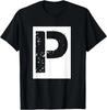 Black Eyed Pea Beans, Letter P Matching Custom T-Shirt