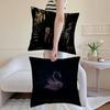Pop Music Album M-Mazzy Star Pillow Case Anti-dustmite Pillowcase Invisible zipper silky short plush Sofa cushion cover