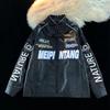 Jaqueta de Motociclista em Couro PU Estilo Retrô Americano: Casaco de Baseball Streetwear de Outono/Inverno de Alta Qualidade para Homens/Mulheres