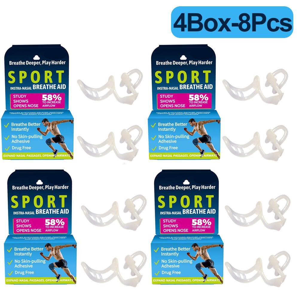 Anti-snorke nesedilator Stopp snorking Silikon neseklemme Sport Lett pust neseklemme Stopp snorking Hjelpemiddel Forbedre søvnen