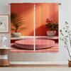 Morandi Pink Kitchen Curtains Salon 2 Cheap Pieces Short Window Curtains Home Chiffon Curtain Tiebacks Blinds Curls Tentacles