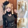 Air Bangs Blonde Twin Ponytail Heat Resistant Cosplay Lolita Hair  Carnival
