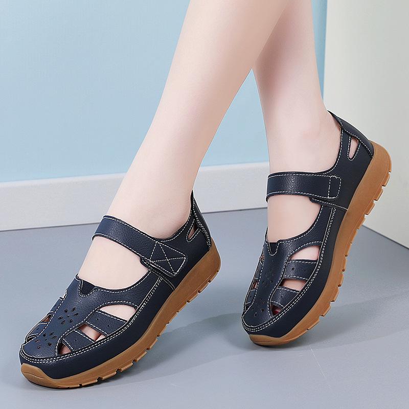 

Международные женские повседневные сандалии больших размеров с закрытым носком 2025 (Размеры 36-44) 43