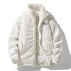 Winter Fashion Casual Parkas Men Stand Collar Solid Color Outerwear Corduroy Thicken Warm Jacket Padded Jacket