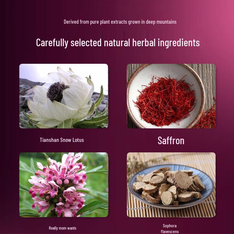 Absorventes Hidratantes Antibacterianos à Base de Ervas Snow Lotus para Higiene Íntima Feminina