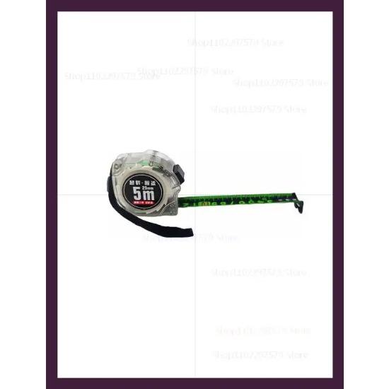 

10-метровая самоблокирующаяся флуоресцентная рулетка высокой точности, утолщенная, износостойкая, ударопрочная конструкция, измерительный инструмент