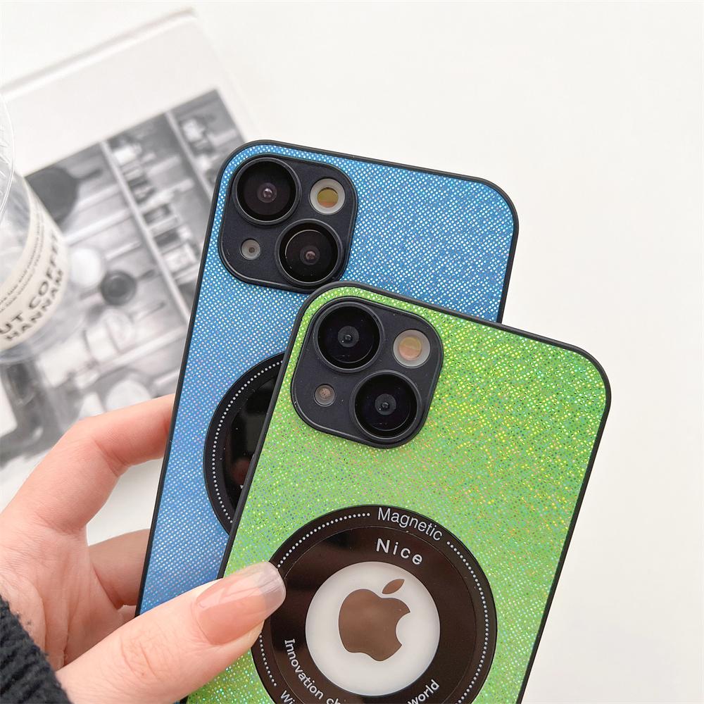 Luksusowe Przezroczyste Etui Zbroja Z Magnesami Do Ładowarki Bezprzewodowej Magsafe Dla Iphone 14 13 12 11 Pro Max Plus Otwór Na Logo Kwadratowy Zderzak Etui