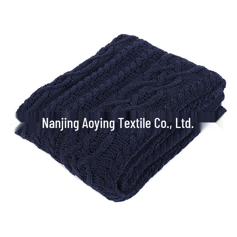 

Nordic Knitted Chenille Sofa Throw Blanket