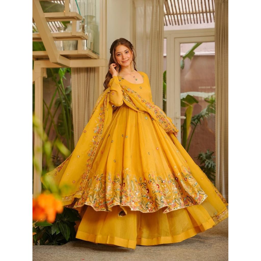 Indian Bollywood Anarkali Palazzo Suit Pakistani Wedding Wear Salwar Kameez