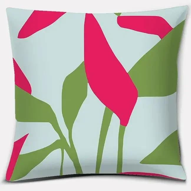 Abstract Leaf Series Pillow Gift Home Office Decoration  Bedroom Sofa Car Cushion Cover Case