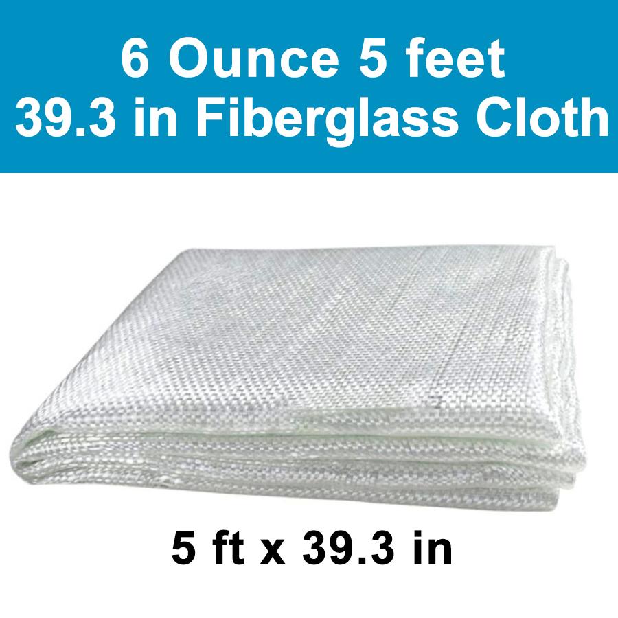 6 oz. 39.3 in. x 5 ft. Woven Fiberglass Cloth for Boat RC Plane Auto Surfboard Tub Pool Repair
