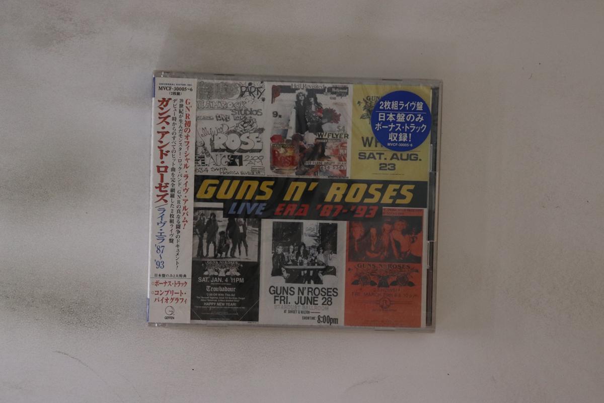 

CD GUNS N ROSES - Live Era 87- 93 MVCF300056PROMO MCA 1999 Japan Obi Metal Used