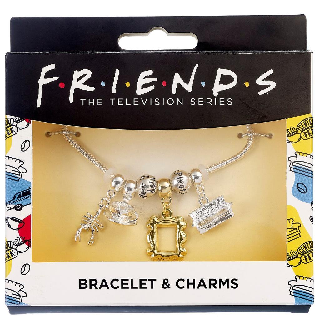 Friends TV Show Charm Bracelet with Four Charms