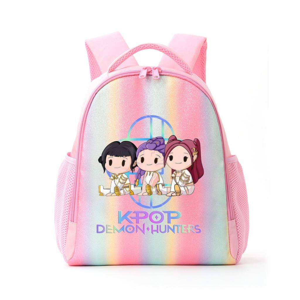Kpop Witch Hunters Children'S Backpack Elementary School Student Rainbow School Bag Children'S Backpack Travel Lightweight Leisure