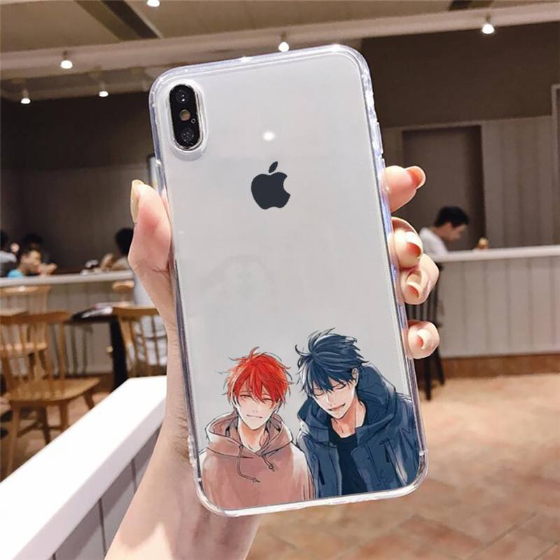 Given Yaoi Anime Cartoon Manga Handyhülle Transparent Weiches TPU für iPhone 13 12 Mini 11 Pro X XR XS Max 6 6s 7 8 Plus SE 2020
