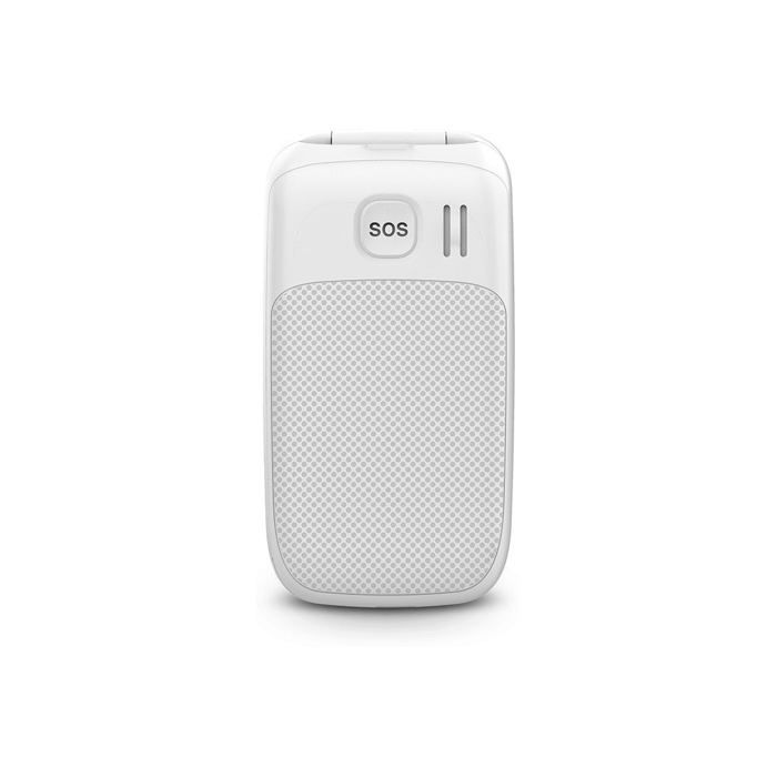 SPC HARMONY 2 - Mobilní telefon pro seniory s extra velkými tlačítky, 4G, SOS tlačítkem a Hlasitostí. 104dB, Bílý