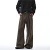 American cleanfit high street scimitar drooping trousers men's spring niche trendy brand casual loose straight trousers
