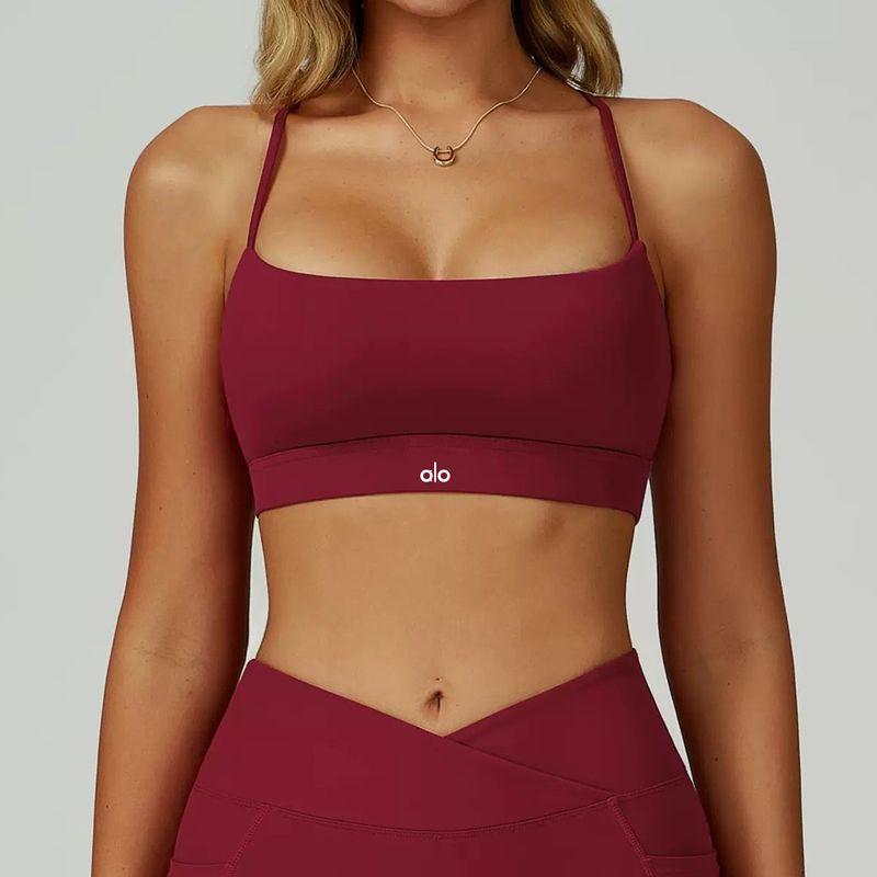 European and American Oiob Yoga Clothes Set Cross Sling Quick-Drying Bra Underwear Summer High Waist Buttock Lifting Sports Short Shorts