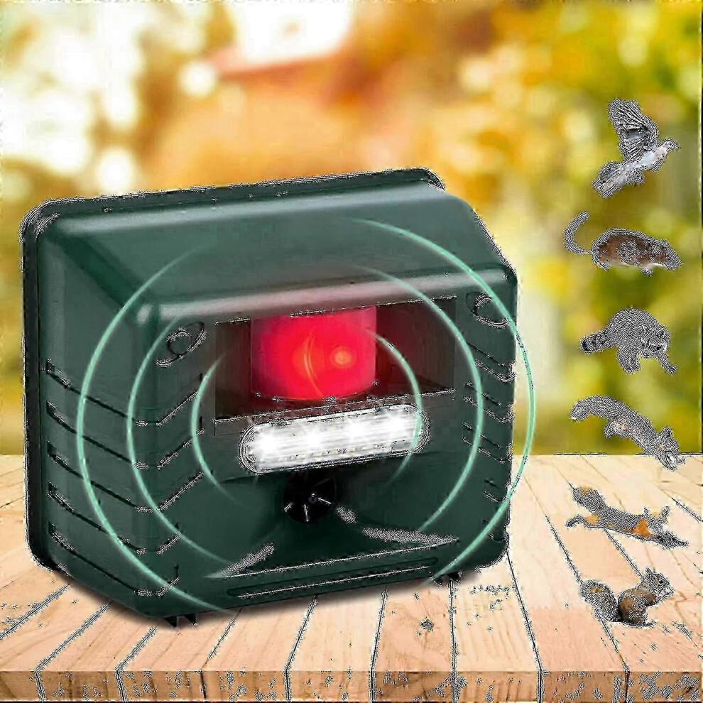 Solar powered bird repeller for seagulls - Effective electronic deterrent for pigeons