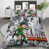 Japan Anime Hunter Hunter 3D Printed Bedding Set Duvet Covers Pillowcases Comforter Bedding Set Bedclothes Bed Quilt Cover