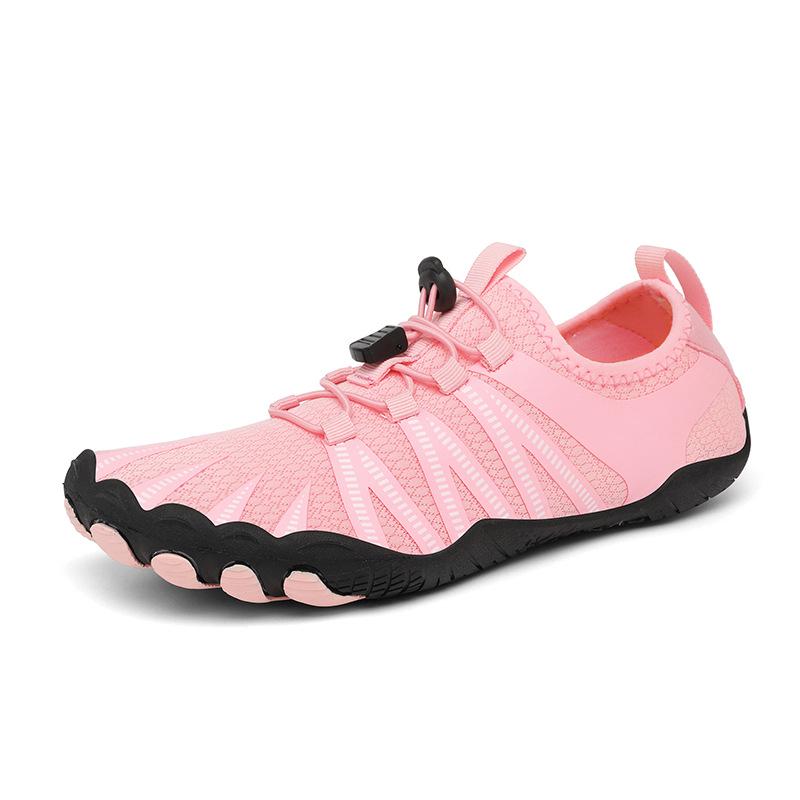 

2024 Summer Outdoor Casual and Hiking Shoes: Non-Slip Cycling, Stream Tracing, and Speed Trekking Water Options 42 розовый