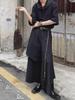 Yamamoto Dark Series Rivet Wide-Leg Harem Pants 2024
