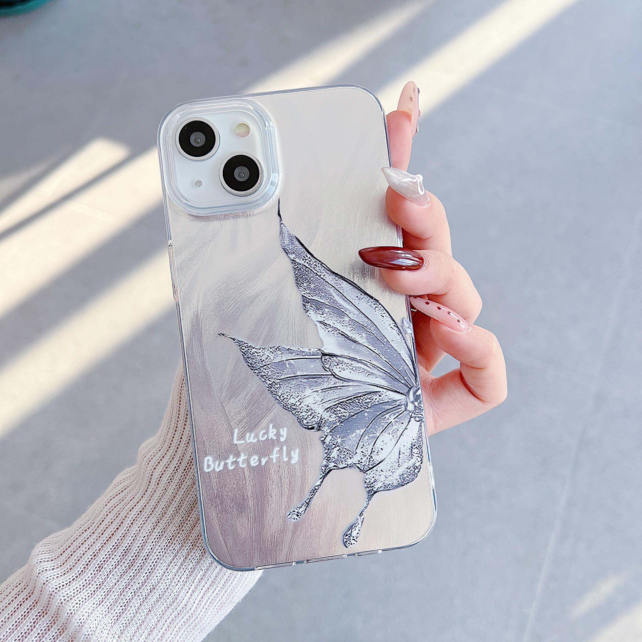 

Силиконовый чехол с лазерной бабочкой для Xiaomi Redmi Note 12 11 Samsung A54 A24 A14 Oppo A78 A58 A38 Tecno Spark 10 Pro Funda Painted Cover Soft TPU Bumper Xiaomi Redmi Note 14 (5G)