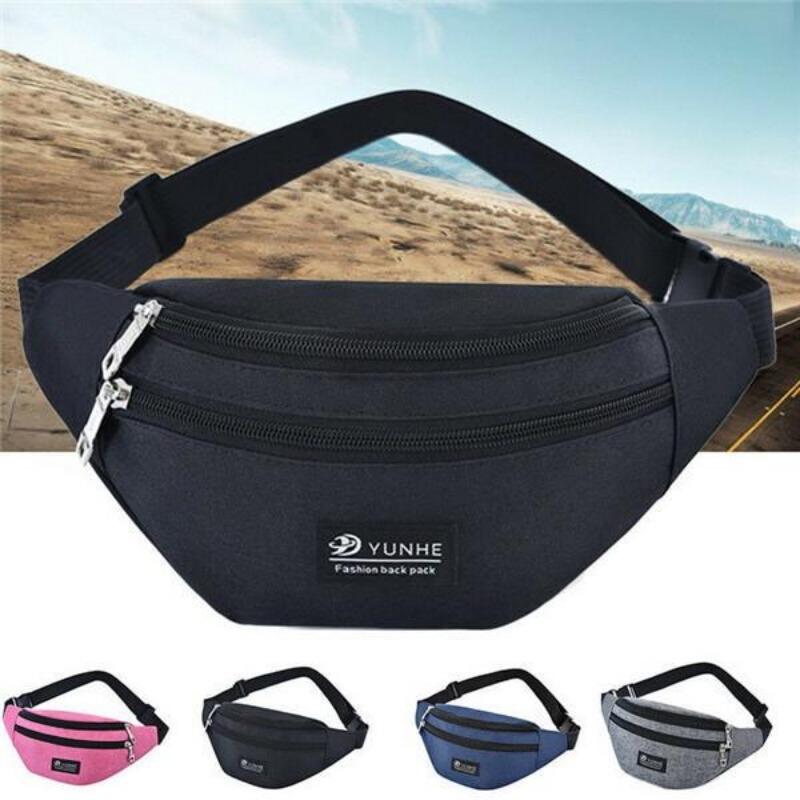 Men Casual Large Capacity Outdoor Travel Hip Purse Sports Shoulder Multifunction Wallet Bag