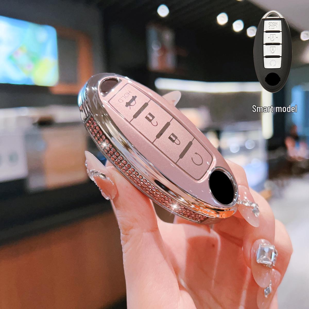 Nissan Key Case for Sylphy, Qashqai, Teana, X-Trail, Tiida (14th Gen) - Full Coverage Shell.