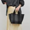 2-way tape tote bag with thick shoulder strap