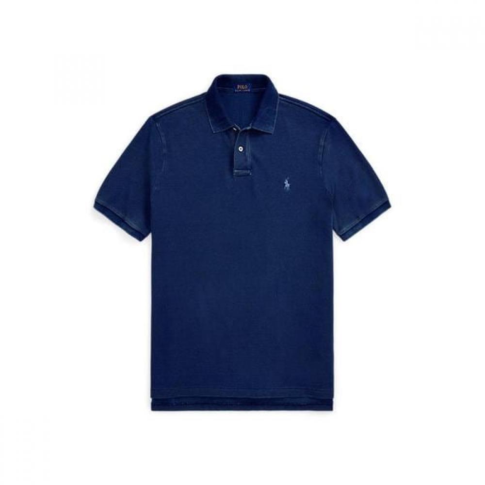 Polo Ralph Lauren Men S claSSic Fit Indigo meSh Polo Shirt Mnpokni1n824180400