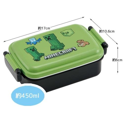 Skater Bento Box Minecraft 450 მლ ანტიბაქტერიული ბავშვებისთვის დამზადებულია იაპონიაში RBF3ANAG-A