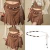 Ethnic Handmade Braided Belt Adjustable Waistband For Music Festivals And Outdoor Activities