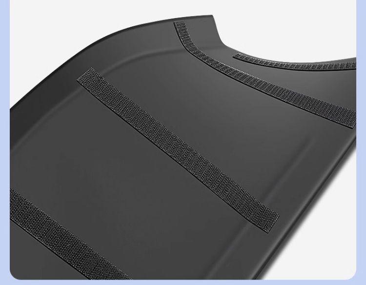 Carbon Fiber Rear Door Sill Strips & Under-Seat Corner Protectors for Tesla Model 3/Y