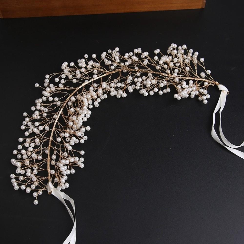 Headwear Pearl Hair Vine Jewelry Gift Wedding Headband Fashion Hair Bands Wedding