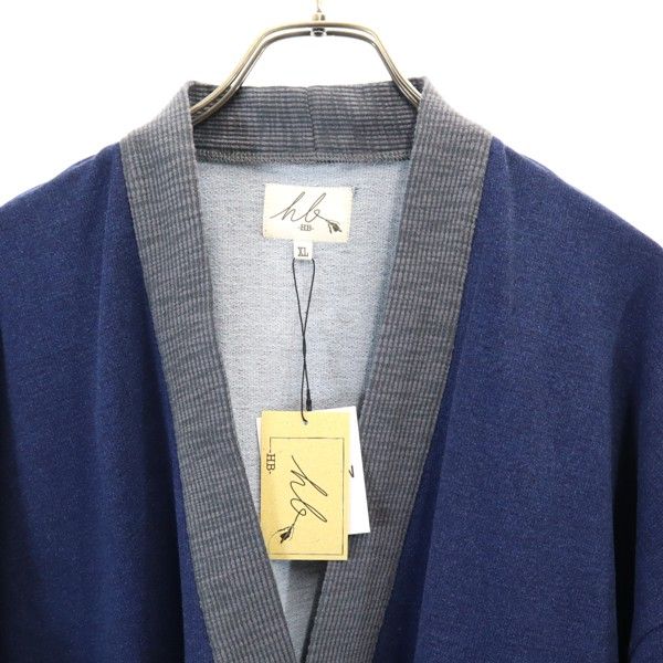 Brand new HB Long sleeve cardigan XL blue gray Men's Used