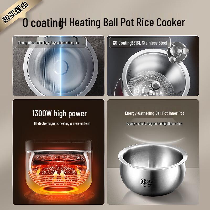 Supor IH Rice Cooker CN plug (adapter included)