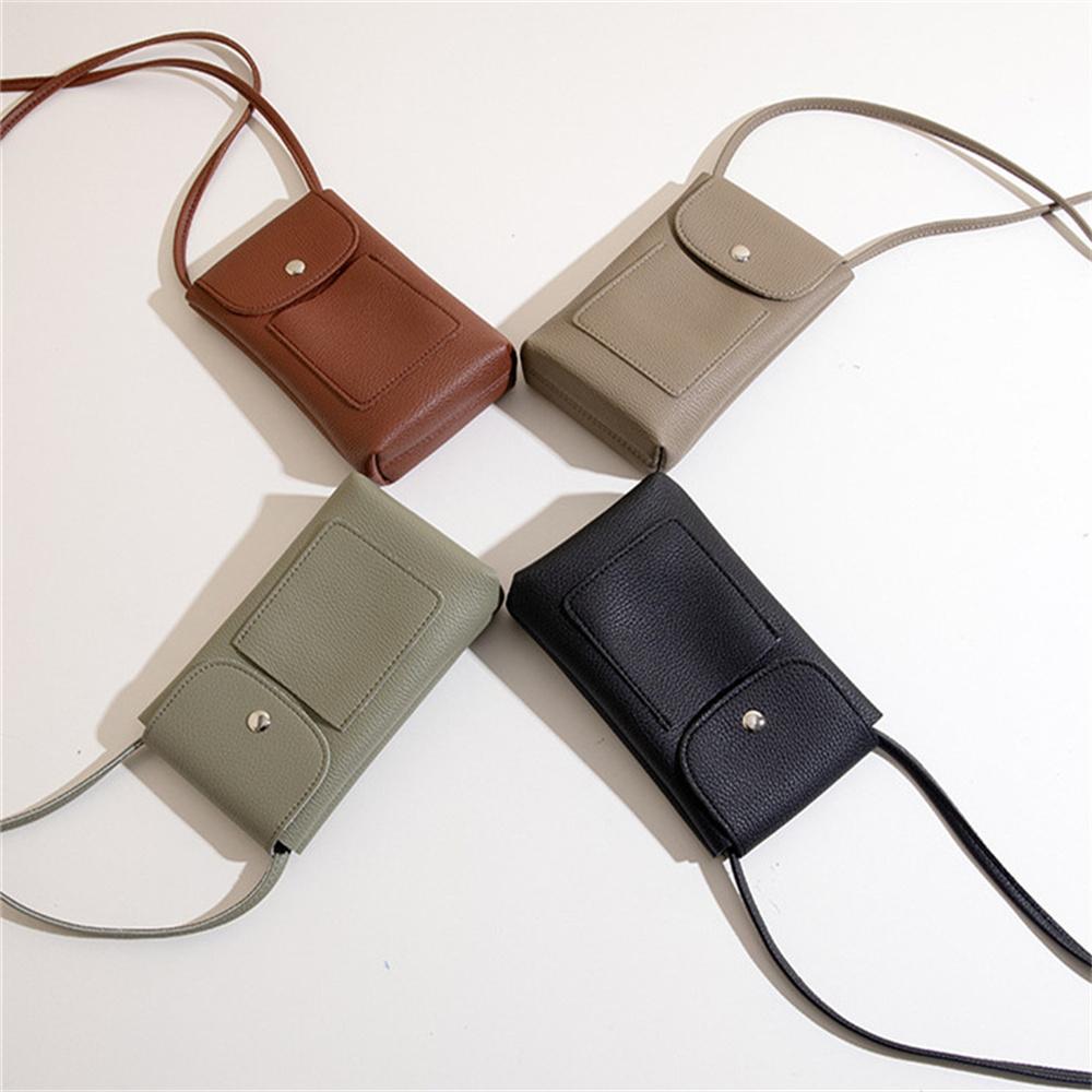 Portafoglio da donna per ragazza, mini borse in pelle, con tracolla, porta cellulare, grande porta carte, portafoglio, borsa, tasche per soldi, ragazze