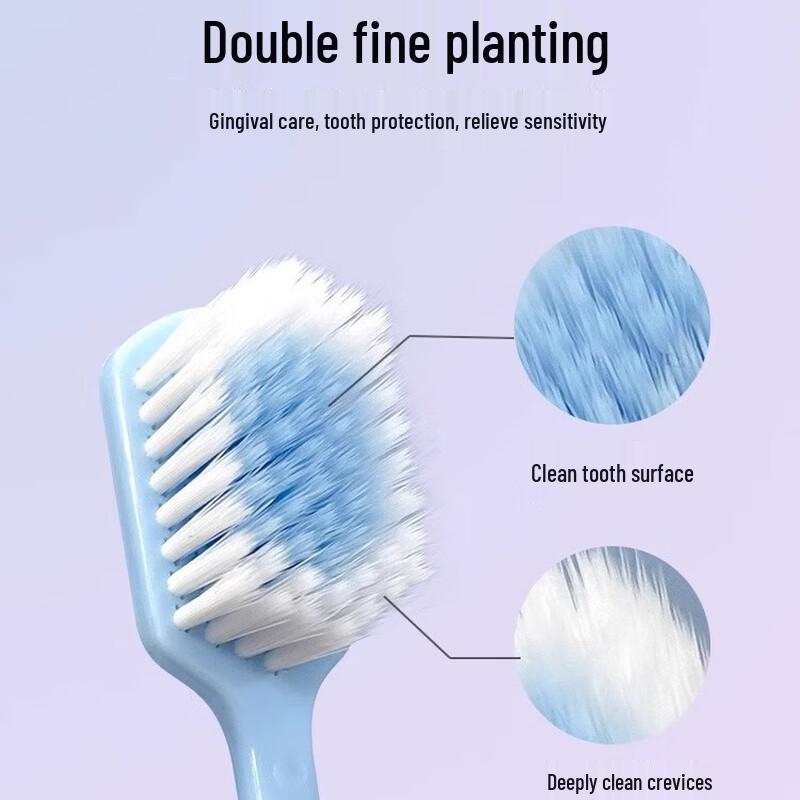 Shuke Soft Bristle Wide Head Toothbrushes - 9 Pack