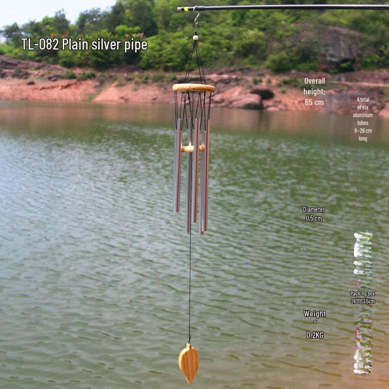 

Большая подвесная музыка из цельного дерева и алюминия — детский подарок на день рождения и музыкальное украшение