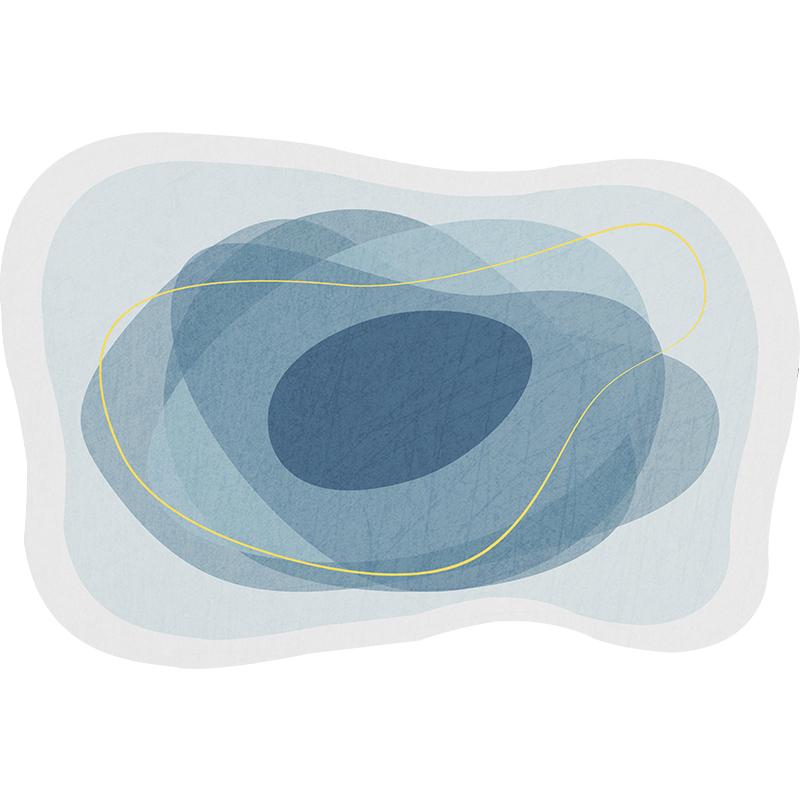 Shaped Irregular Plush Carpet Large Area Bedroom Decor Bedside Rug Nordic Style Carpets for Living Room Thick Washable Floor Mat