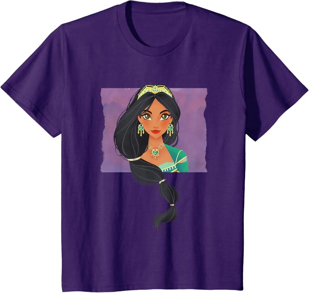Hot Fashion Aladdin Live Action Princess Jasmine Cameo T-Shirt T-Shirt S-4XL Four Seasons Gift Unisex