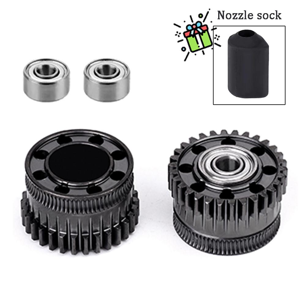 Upgrade EXtruder Gear For Creality K2 Plus All Metal Filament Drive Gear For K2Plus Hi Nickel Plated DLC Coat High Hardness Wear