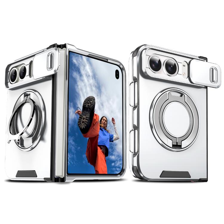 Sliding Camshield Lens Cover Ring Holder Shockproof Phone Case For iPhone Duo