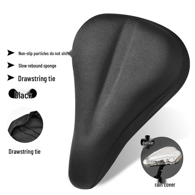 Утолщенная силиконовая подушка на сиденье для горного велосипеда - Супермягкая подкладка для шоссейного велоспорта