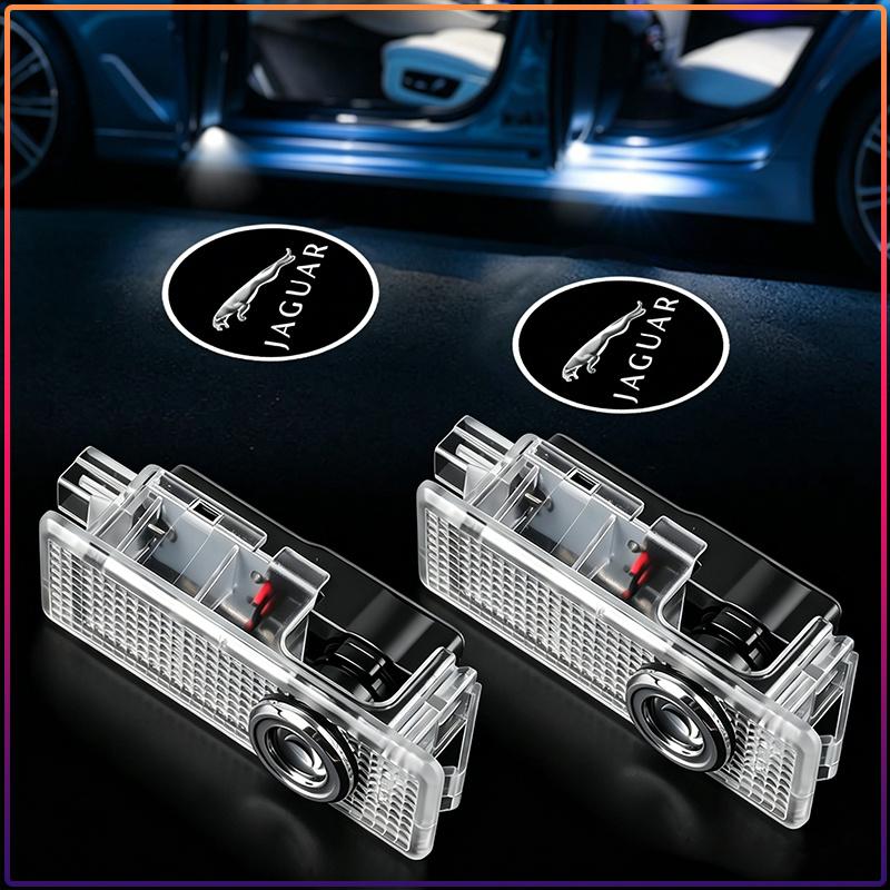 2 Pezzi Proiettore Ombra LED per Portiera Auto Lampada Benvenuto Wireless Styling Per Jaguar XFR XF Sportbrake F-Type S-Type E-Pace I-PACE Svr XJ