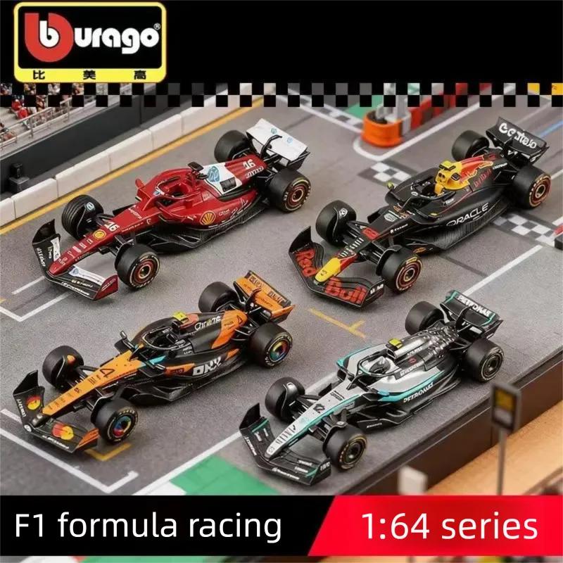 YRS3 Bburago New Arrival 1:64 F1 Formula Racing Car Model Red Bull RB21 Ferrari Mercedes McLaren Team Collectible Gift