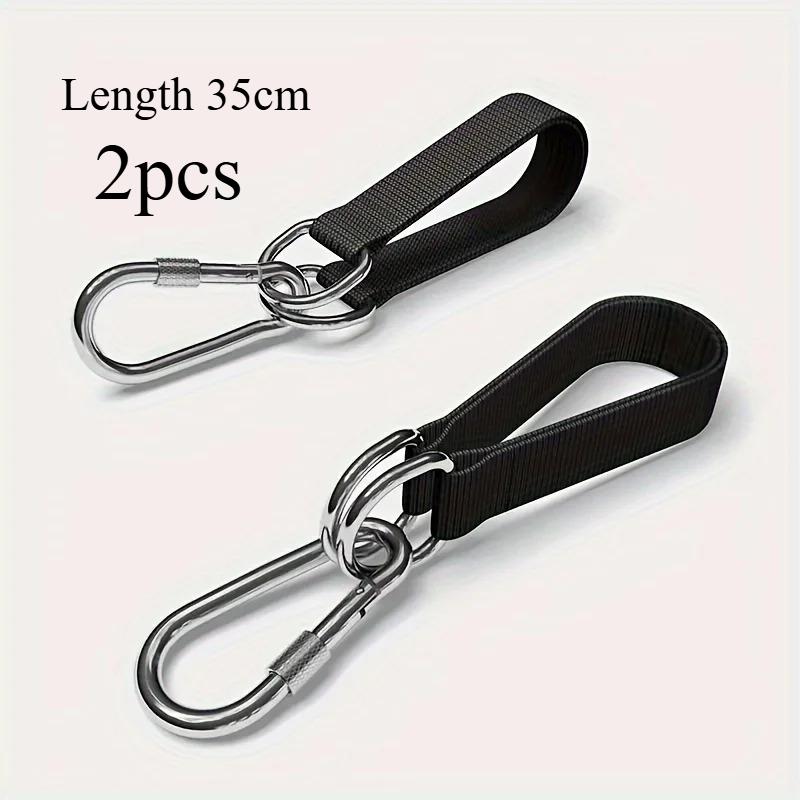 2pcs Hammock Hanging Strap Reinforced Hanging Strap Swing Hook Fitness Trainer Indoor and Outdoor Camping Accessories