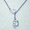Geometric Alloy Cross Pendant Necklace For Women With Gothic Style Jewelry Accessory